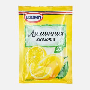 Лимонная кислота ДрБейкерс 50г