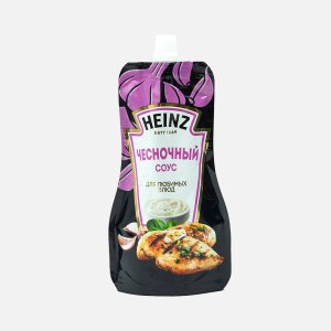 Соус Хайнц Чесночный на основе растительных масел дой/пак 200г