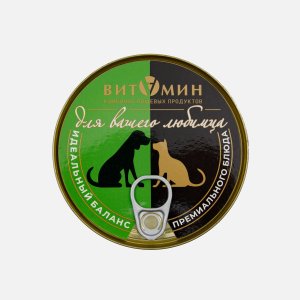 Корм Витамин д/кошек Нежная оленина ж/б 325г