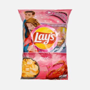 Чипсы Лэйс со вкусом краба пл/уп 225г