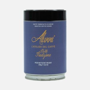 Кофе Алунни Традизиона в зернах 70% Арабика+30% Робуста ж/б 250г