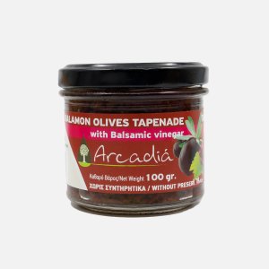 Паштет Аркадия из оливок Каламата с бальзамическим уксусом ст/б 100г