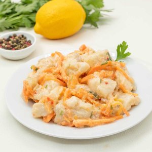 Филе трески под острым маринадом вес