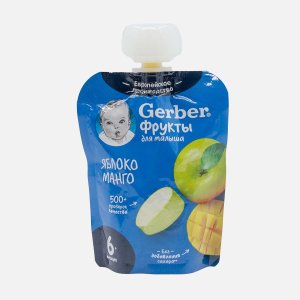 Пюре Гербер Яблоко/манго с 6мес 90г