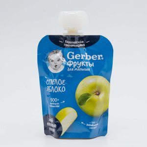 Пюре Гербер Спелое яблоко с 4мес дой/пак 90г