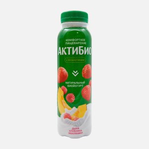 Биойогурт АктиБио Дыня, Клубника и Земляника обогащеный 1.5% пл/б 260г