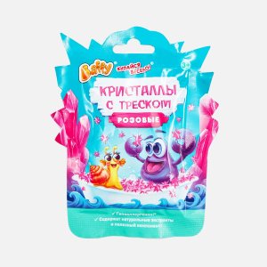 Кристаллы Баффи с треском розовые 10г