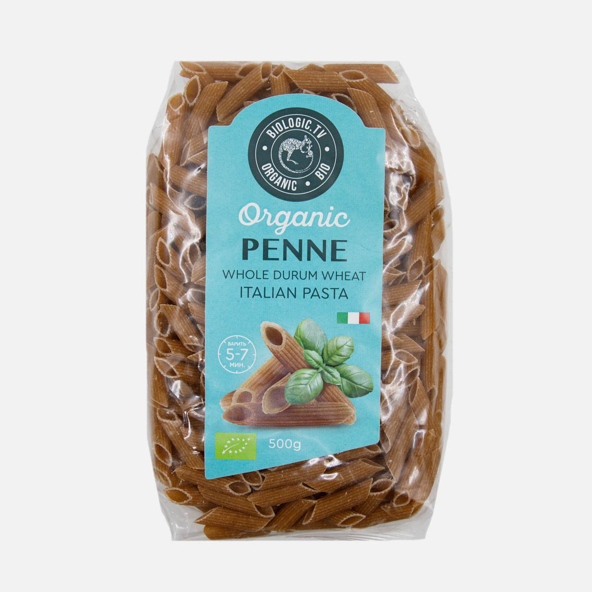 Мак. изд. Биолоджик.ТВ Пенне из цельнозерновой муки 500г Мак. изд. Биолоджик.ТВ Пенне из цельнозерновой муки 500г