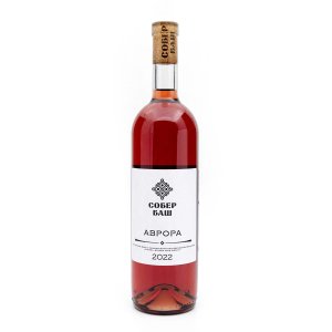 Вино Собер баш Аврора 2022 розовое сухое 14% ст/б 0,75л