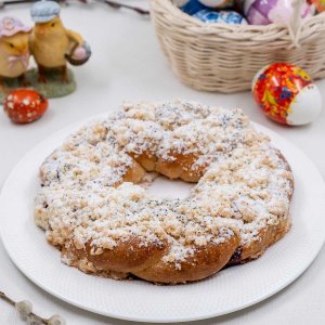 Венок пасхальный с тройной начинкой вес