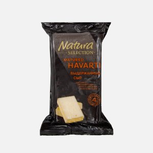 Сыр Натура Селекшн Матуред Хаварти выдерж 4мес 45% пл/уп 200г