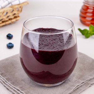 Кисель овсяный на меду с черникой вес