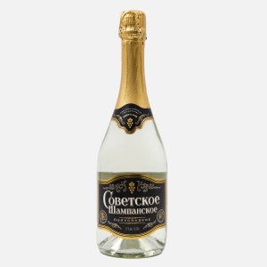 Вино игристое Советское шампанское бел п/сл 10.5-12.5% ст/б 0,75л