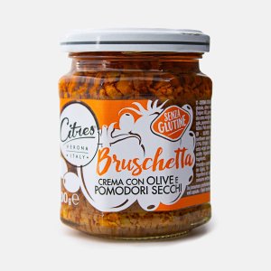 Крем Ситрес Брускетта с оливками и вялеными томатами ст/б 200г