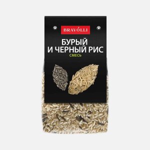 Смесь риса Браволли бурый и черный пл/пак 350г