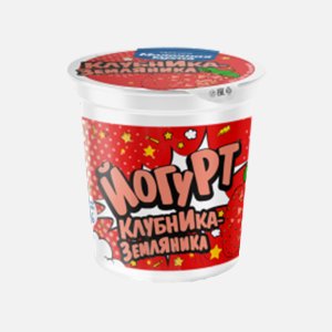 Йогурт Молочная кухня Клубника/ земляника с 8мес 3% 200г