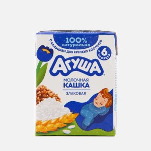 Каша Агуша Засыпай-ка Молочно-злак с 6мес 1.8% 200г/190мл