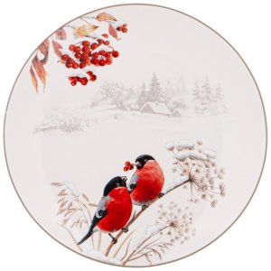 Тарелка Лефард закусочная Лесная сказка фарфор 20,5см 85-1910