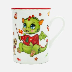 Кружка Лефард 300мл С Новым годом фарфор 11х9х11см 85-1961