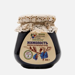 Варенье Экоферма Шуйские ягоды из жимолости ст/б 280г