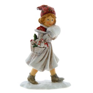 Фигурка декоратив Девочка L7,5 W4 H12см полимер 752697