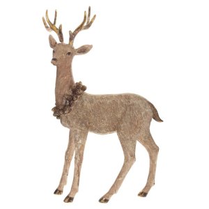 Фигурка декор Олень L20,5 W13 H34,5см полимер 743939