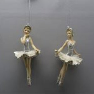 Украшение елочн Балерина подвесное L5 W4,5 H11см полимер 782407