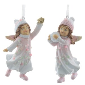 Украшение елочное Девочка подвес L4,5 W4 H8см полимер 763358