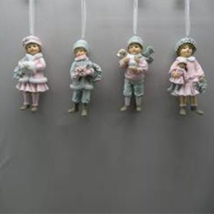 Украшение елоч Девочка/Мальчик подв L5 W3 H11см полимер 782382