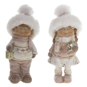 Фигурка декор Ребенок L6 W4 H13см 2в полимер 744389