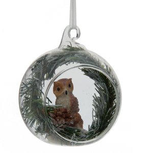 Украшение елочное Шар L8 W7 H9см стекло 762592