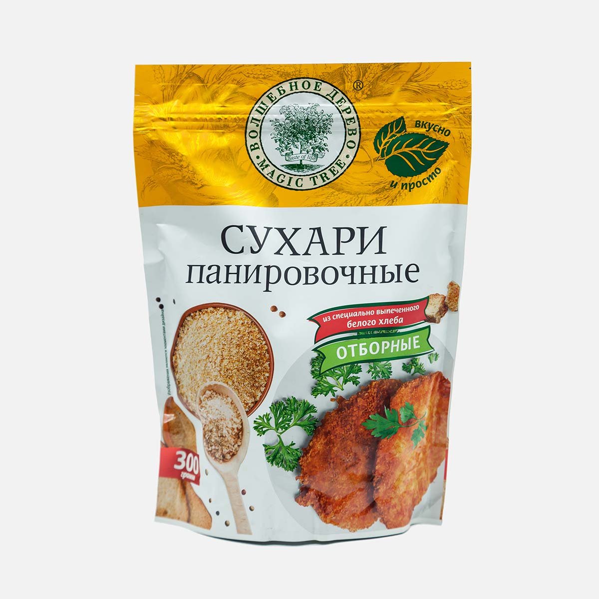 Сухари Волшебное дерево панировочные Отборные 300г Сухари Волшебное дерево панировочные Отборные 300г