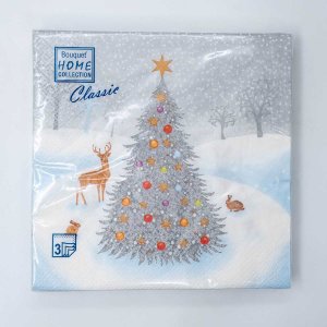 СалфеткиХоумКоллекшнКлассик Сказочная красавица 3сл 20 лист