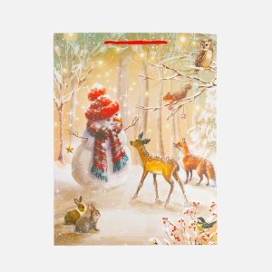 Сумка Арт и Дизайн подарочная супер большая НГ бум 330х425х100