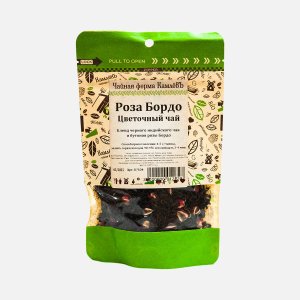 Чай Чайная Ферма КамлевЪ Роза Бордо цветочный 50г