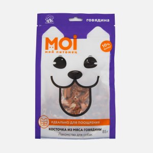 Лакомство д/собак Мой Косточка из мяса говядины пл/пак 85г