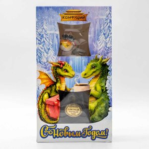 Чай Конфуций Лесная сказка черный+керам фигурка 50г