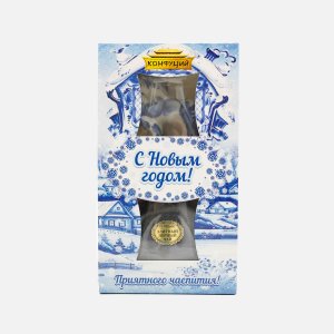 Чай Конфуций Синее и белое черный+керам фигурка 50г