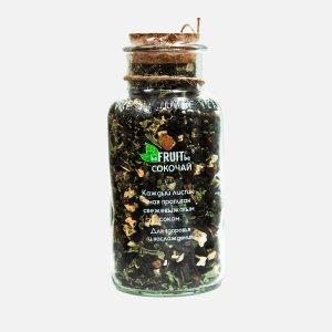 Чай Бифрутби Сокочай черный с кусоч ананаса/яблоком/мятой 140г