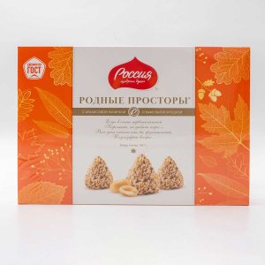 Набор конфет Родные просторы арахис/вафельная крошка 180г
