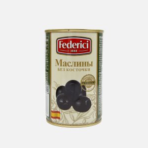 Маслины Федеричи без косточки ж/б/кл 300г