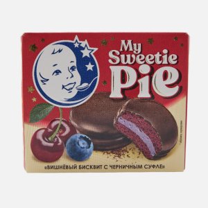 Пирожное ЗГДиОП им.В.П.Пастухова Вишневый бисквит с чернич суфле 60г