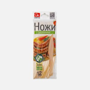 Ножи Грифон Эко дерев 12шт 105-328 