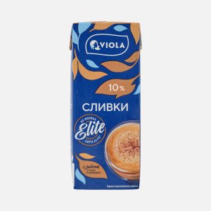 Сливки Виола для кофе ультрапастеризованные 10% т/п 200мл