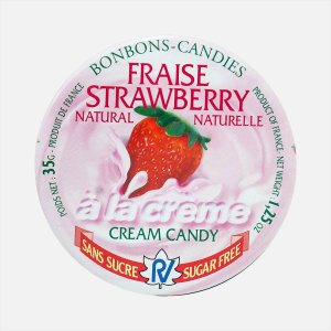 Леденцы Рандеву со вкусом клубники и сливками б/сах ж/б 35г