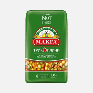Мак. изд. Макфа Триколлини спирали пл/пак 450г
