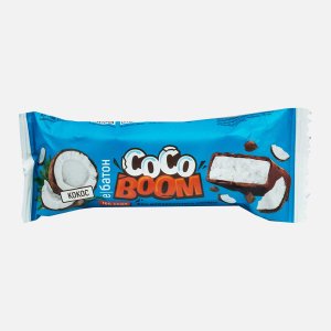 Батончик Ёбатон Коко Бум Кокос глазированный без сахара 40г