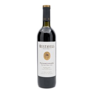 Вино Руставели Хванчкара ординарное красное полусладкое 11.5% ст/б 0,75л