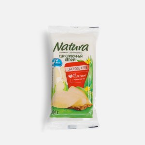 Сыр Натура Сливочный Легкий без лактозы 30% пл/уп 180г