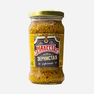 Горчица Махеевъ Зернистая ст/б 190г